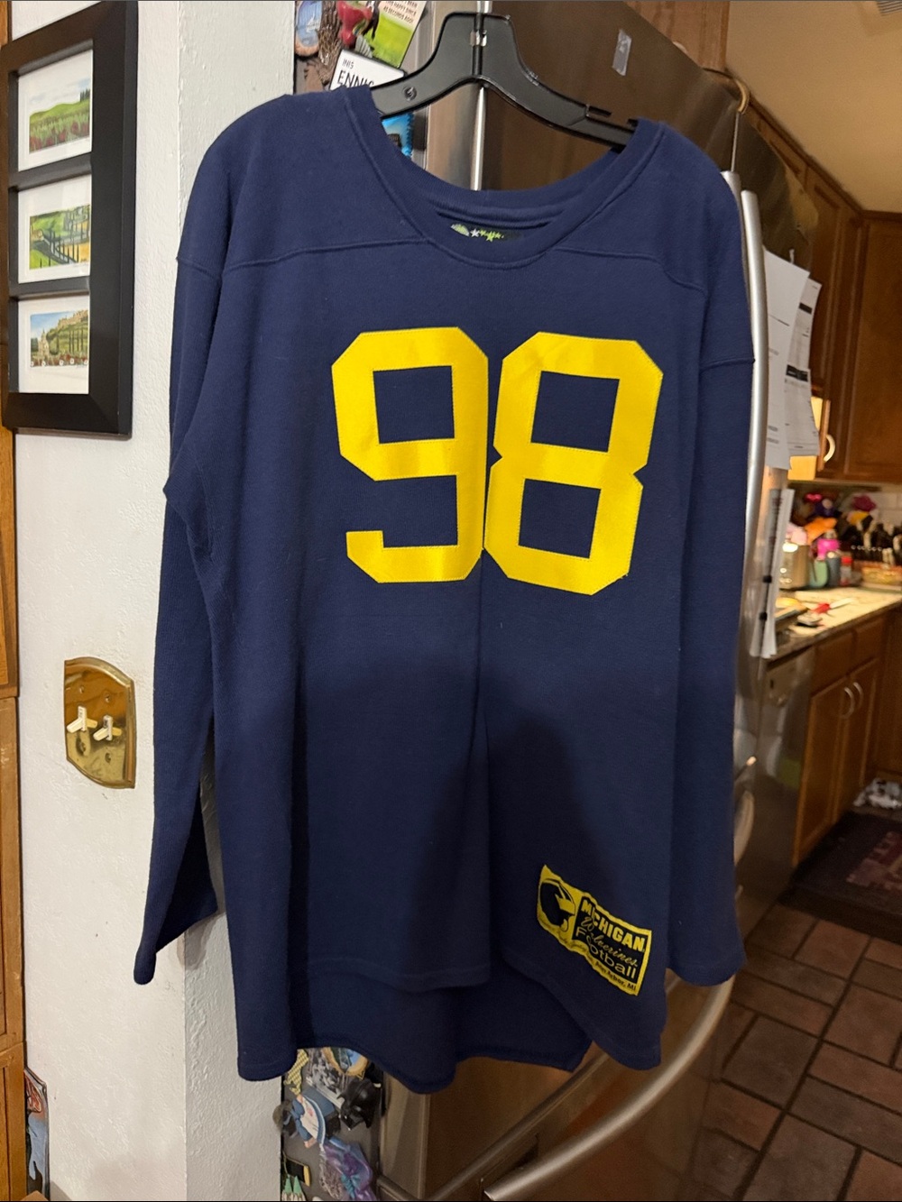 NWOT Tiedman & Formby #98 U of M Michigan Jersey